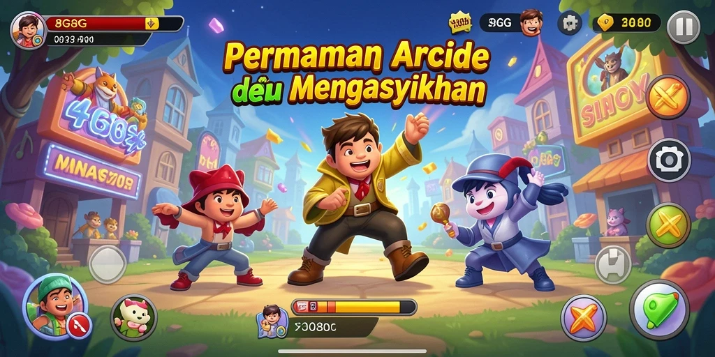Tampilan gameplay seru di 8G8G dengan tantangan menarik.