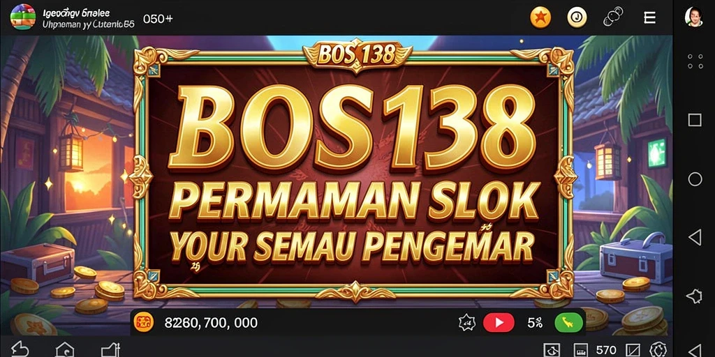 Screenshot utama BOS138 menampilkan gameplay Slot yang seru.