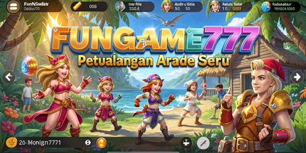 Screenshot gameplay FUNGame777 yang penuh aksi seru di dunia Arcade.