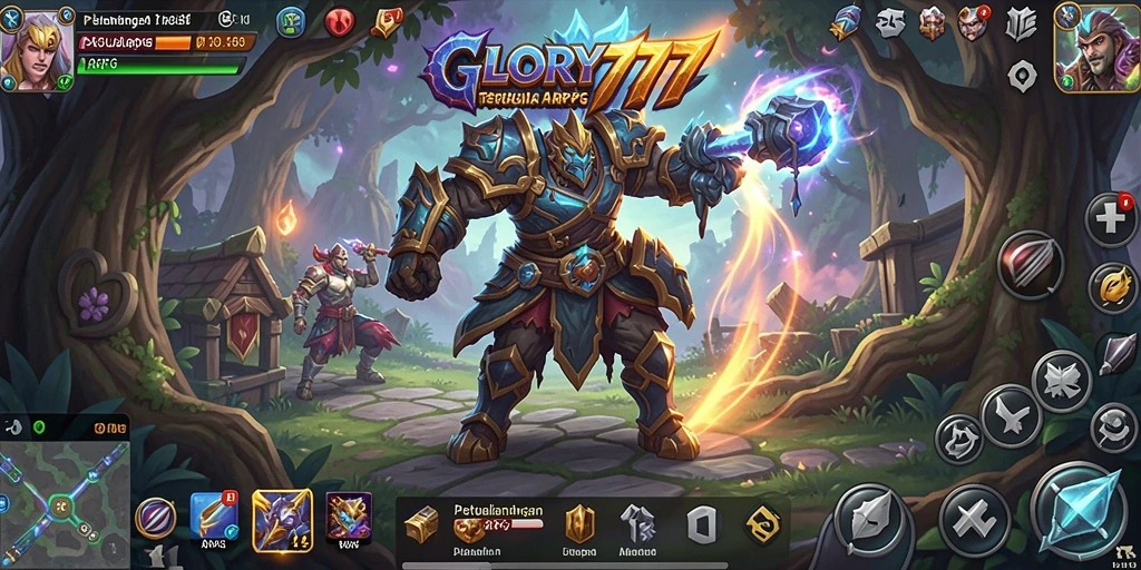 Tampilan gameplay GLORY777 yang mendebarkan dan penuh aksi.