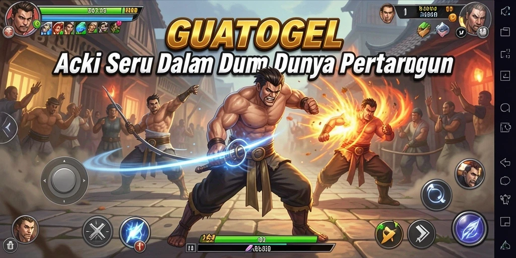 Gameplay GUATOGEL yang mendebarkan dan penuh aksi.