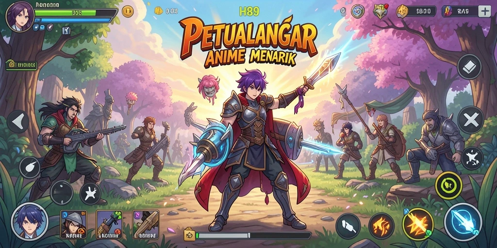 Tampilan gameplay H89 yang penuh warna dan aksi seru.