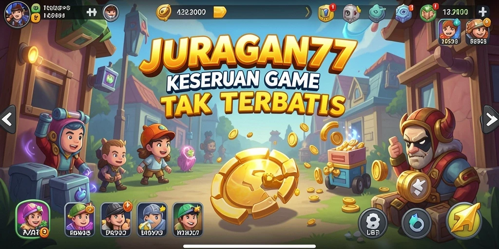 Tampilan gameplay JURAGAN77 yang menarik dan interaktif