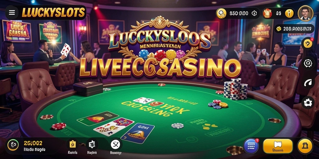 Tampilan gameplay menarik dari LUCKYSLOTS yang memikat pemain.