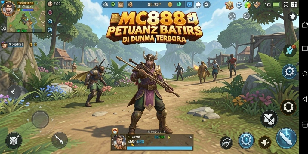 Tampilan menarik dari gameplay dunia terbuka MC888.