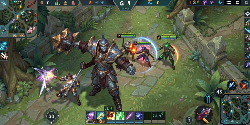 Tampilan aksi seru di gameplay MERDEKA138 dengan karakter bertarung.