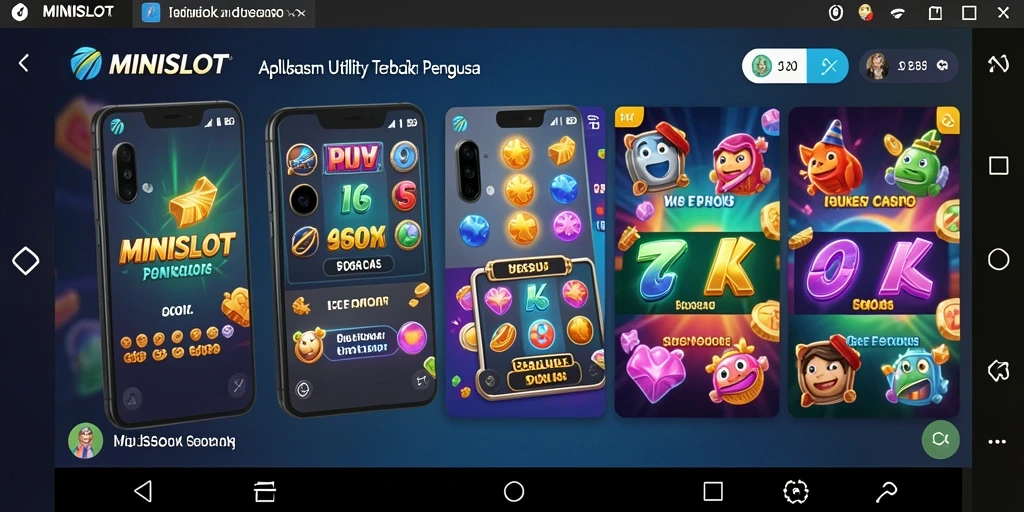 Tampilan utama <strong>MINISLOT</strong> saat mengelola perangkat dengan intuitif dan menarik.