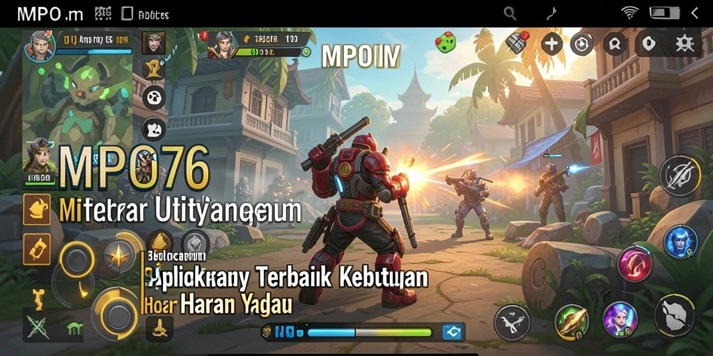 Tampilan antarmuka MPO76 yang sederhana dan mudah digunakan.