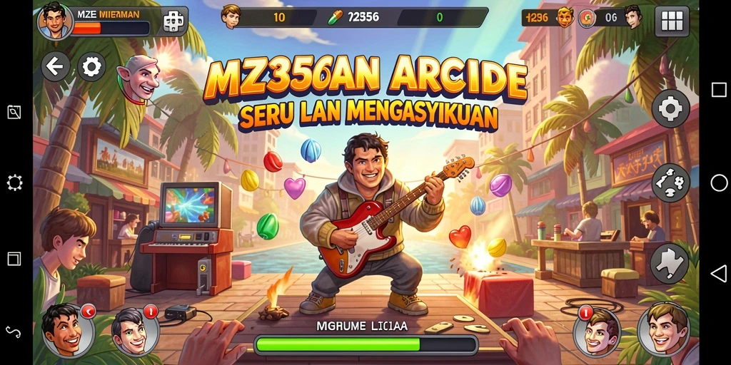 Tampilan menarik dari gameplay MZ356 yang seru dan menantang.