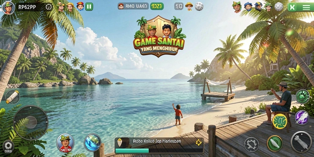 Tampilan gameplay RP62RP yang menyenangkan dan penuh warna.
