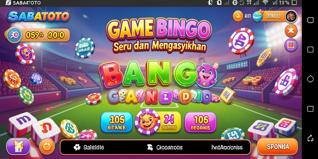 Screenshot gameplay SABATOTO yang menampilkan keseruan bermain bingo.