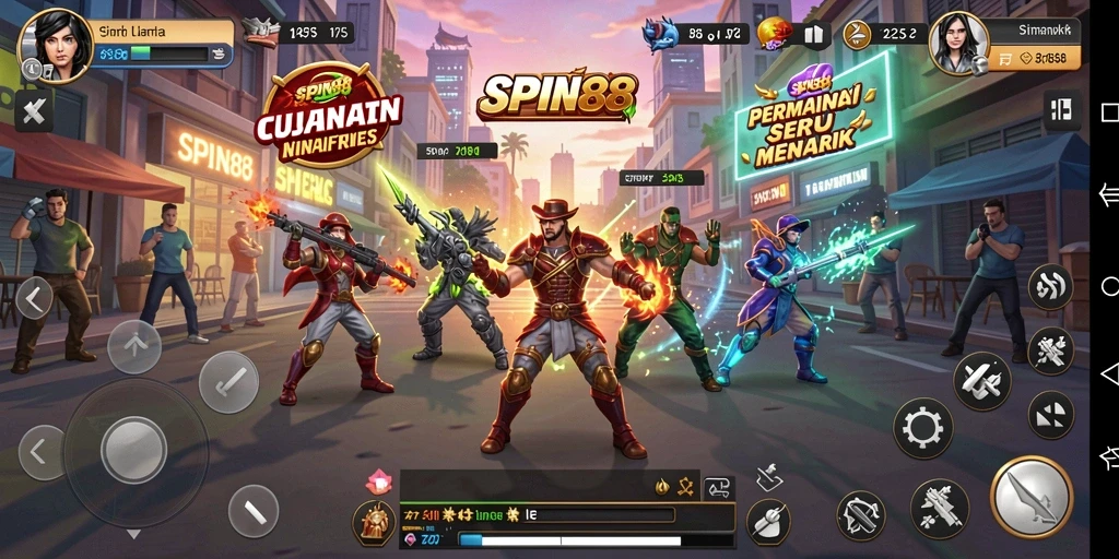 Tampilan gameplay SPIN88 yang menarik dan interaktif.