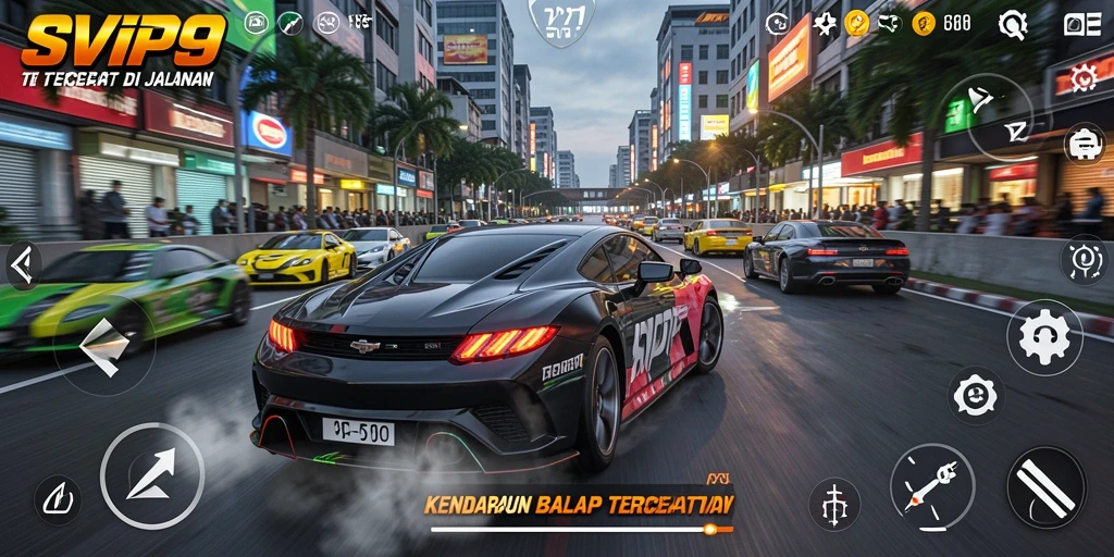 Tangkap momen seru dari balapan mobil di SVIP9.