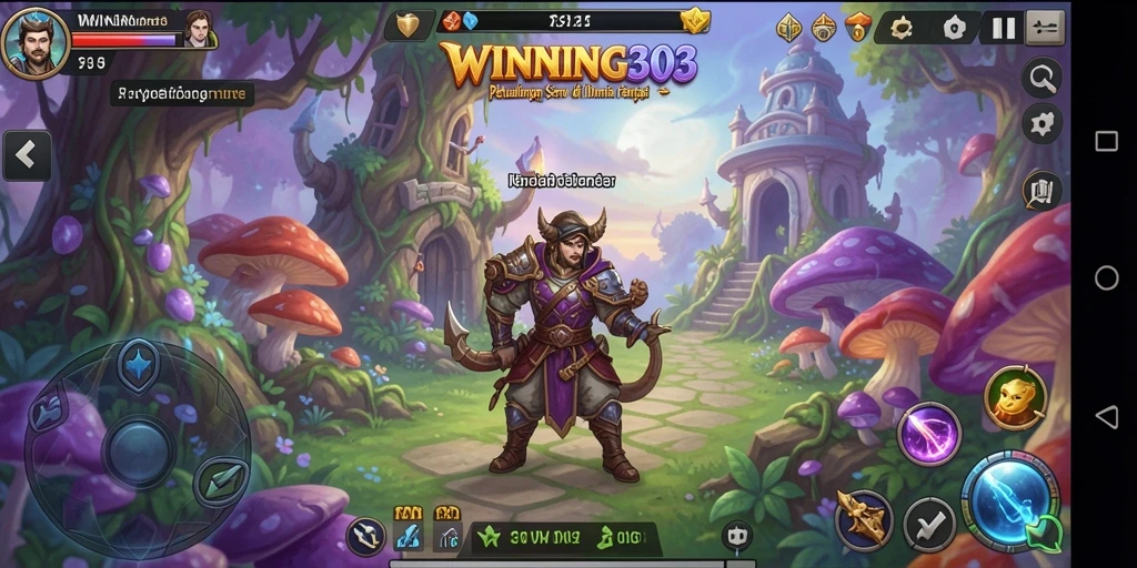 Tampilan gameplay petualangan yang menakjubkan dalam WINNING303.