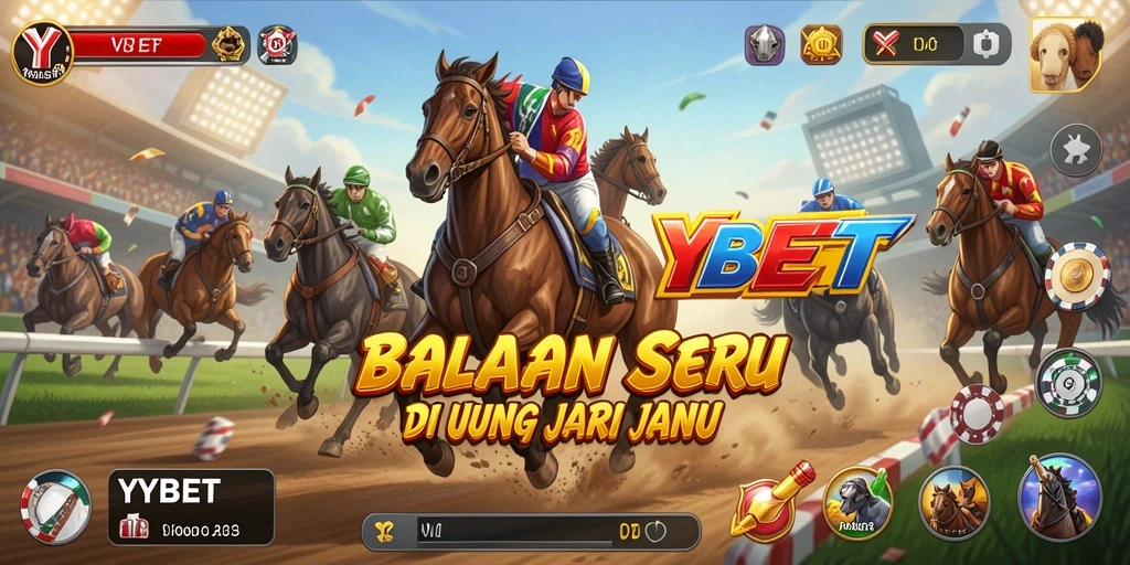 Tampilan gameplay YYBET dengan aksi balapan yang seru dan menarik.