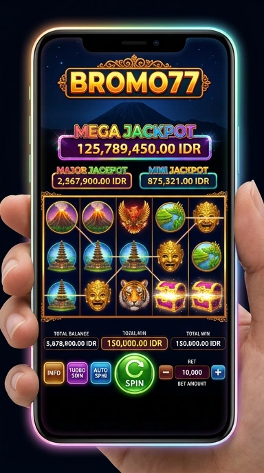 Pengguna menjelajahi kategori aplikasi di bromo77.